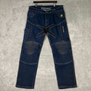 Trilobite 1663 Parado Motorcycle Jeans Mens 40x32 Dark Wash Aramid Reinforced
